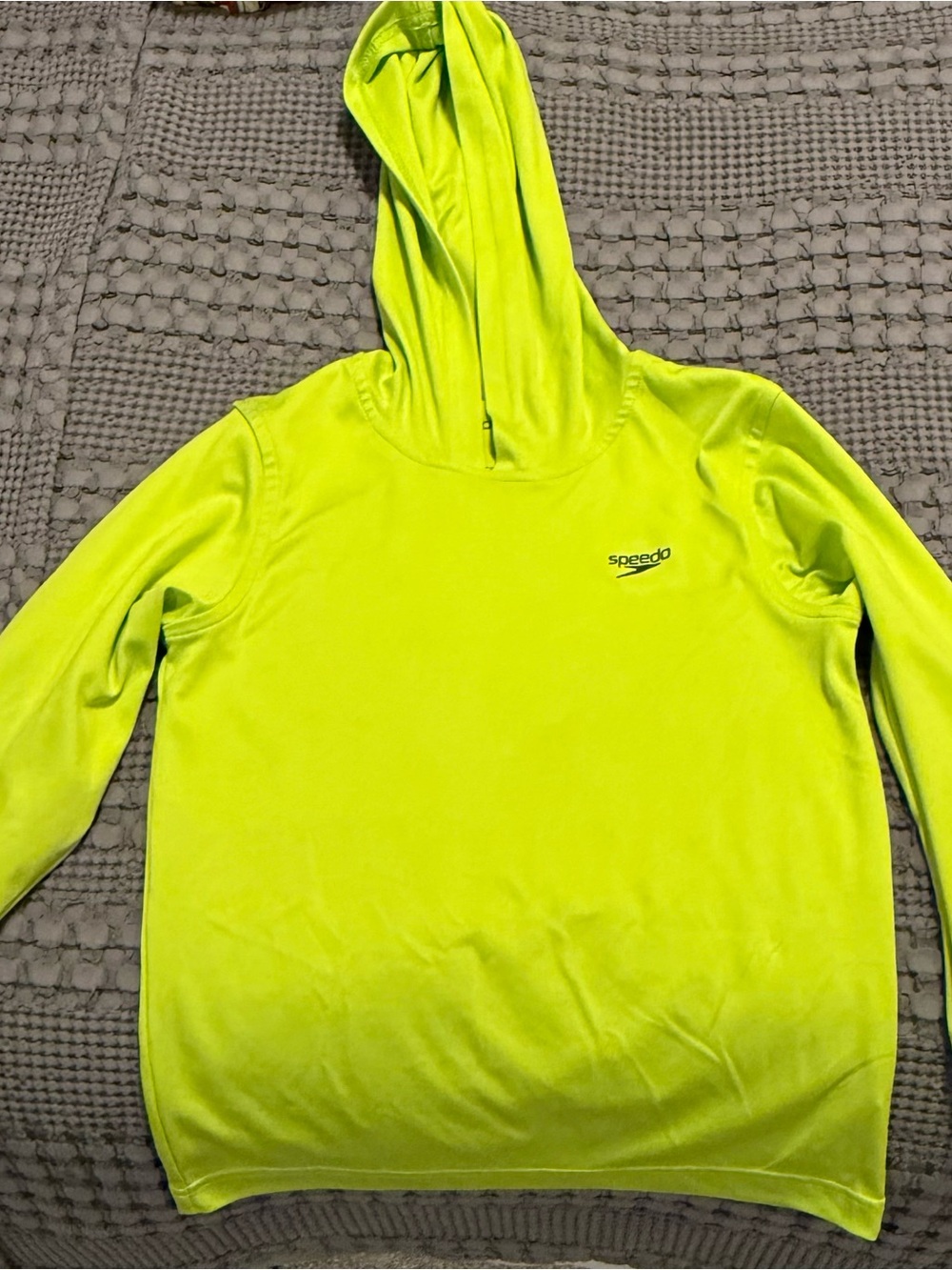 Speedo Neon Yellow Hoodie with Hood